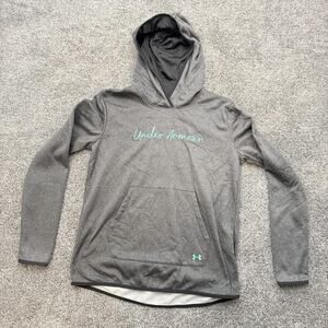 Under Armour Hoodie S Cozy Casual Feminine Sporty Athleisure Soft Girl Script